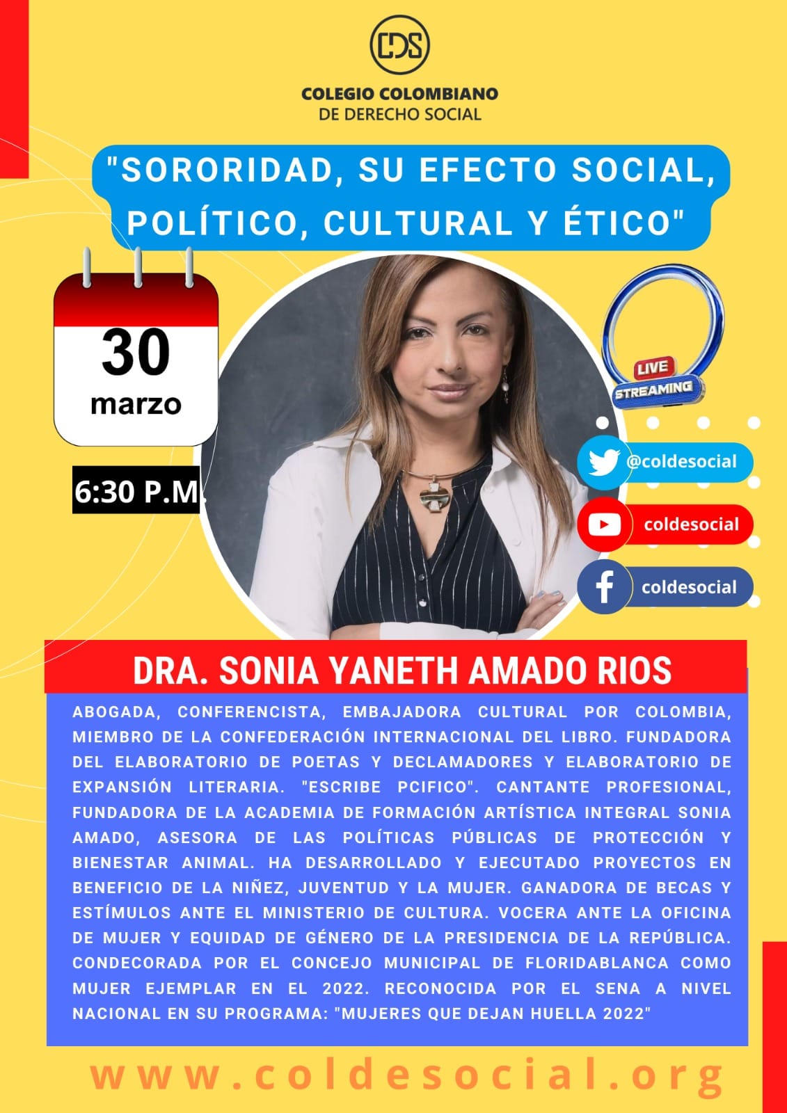 Conferencia Sonia Amado