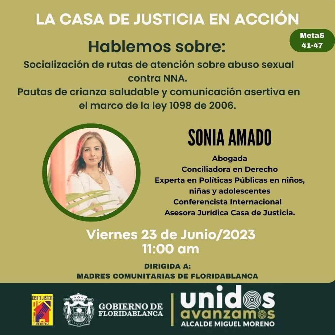 Conferencia Sonia Amado